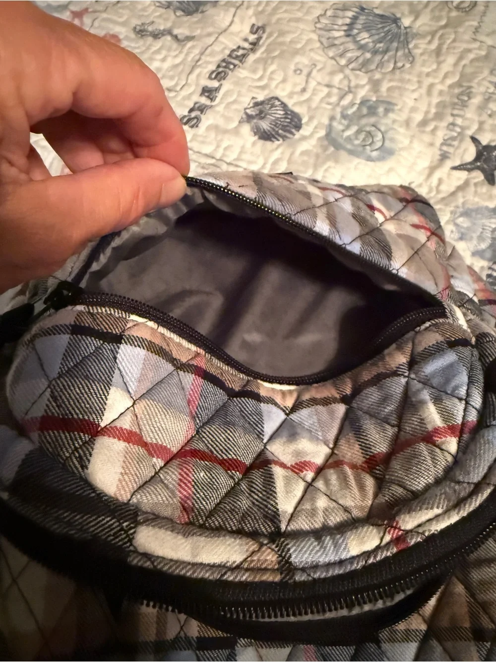 Vera Bradley quilted plaid
